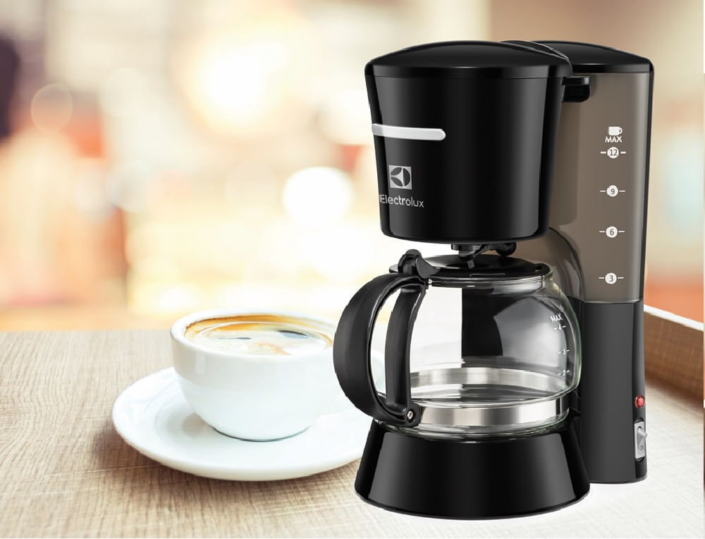 ▷ Cafetera ELECTROLUX CMM20 12 Tazas Negra