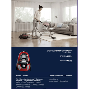 Filtro Hepa Aspiradoras Electrolux Easybox EASY1 EASY2 EF124LA