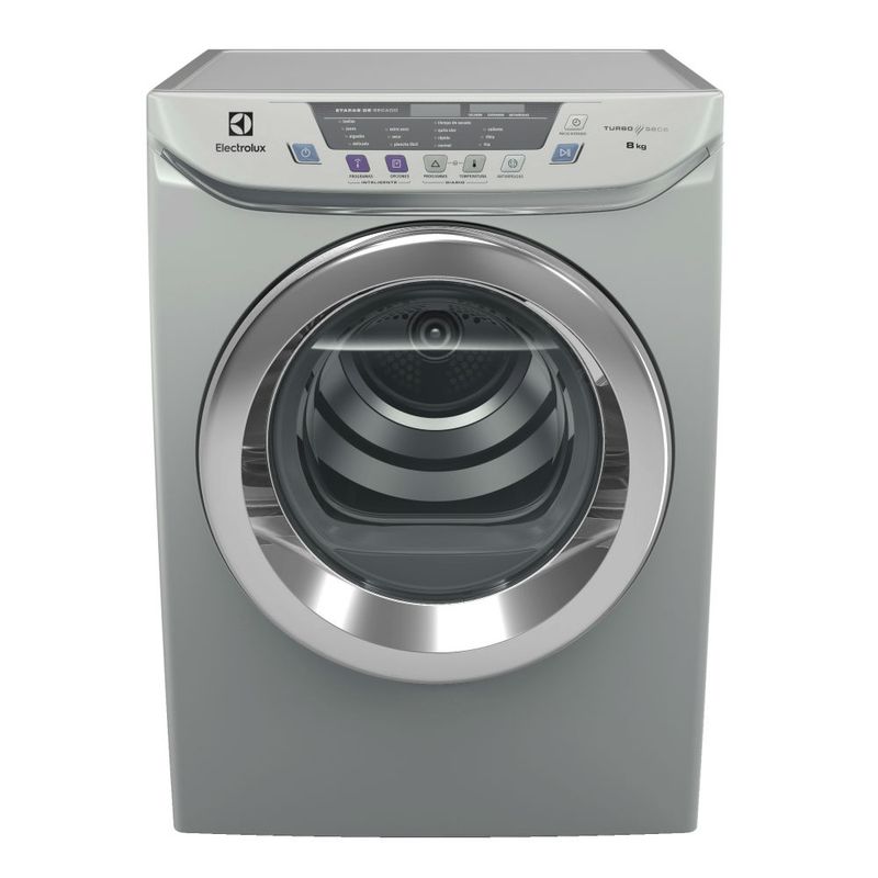 Secarropas-por-Calor-Electrolux-ESES8-8kg-Silver-Frente