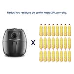 AirFryer_EAF50_VisualClaim_bottle_Electrolux_Spanish