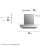 Hood_CE6VX_Dimensions_Electrolux_Spanish