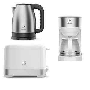 Kit Jarra eléctrica 1,8L, Tostadora eléctrica y Cafetera de filtro 1,2L (EEK11, ETS11, ECM21)