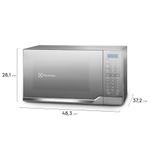 Microwave_EMDO25S3GSLUG_PerspectiveDimensions_Electrolux_Spanish