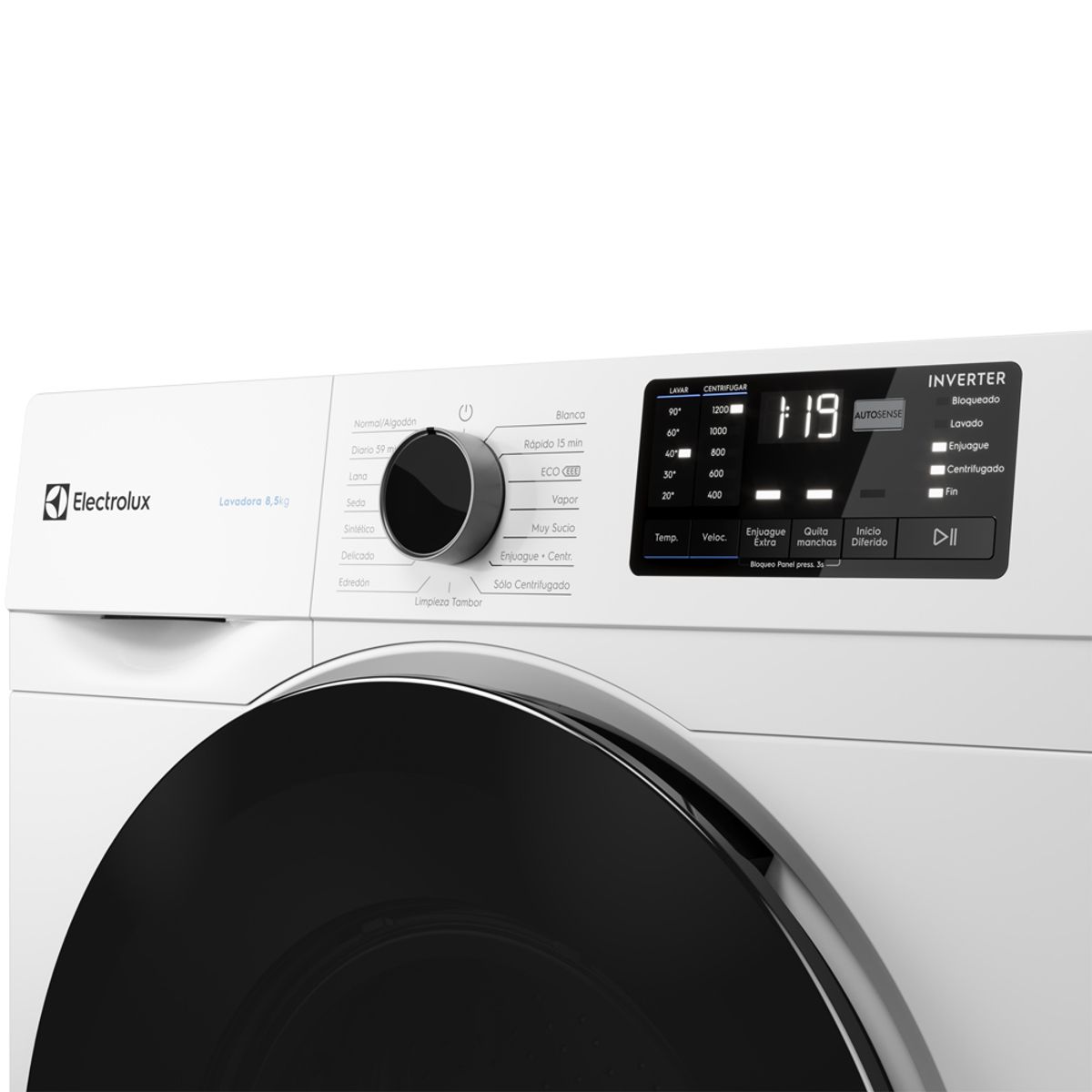 Washmachine_ELAF208W_Painel_Electrolux_Spanish