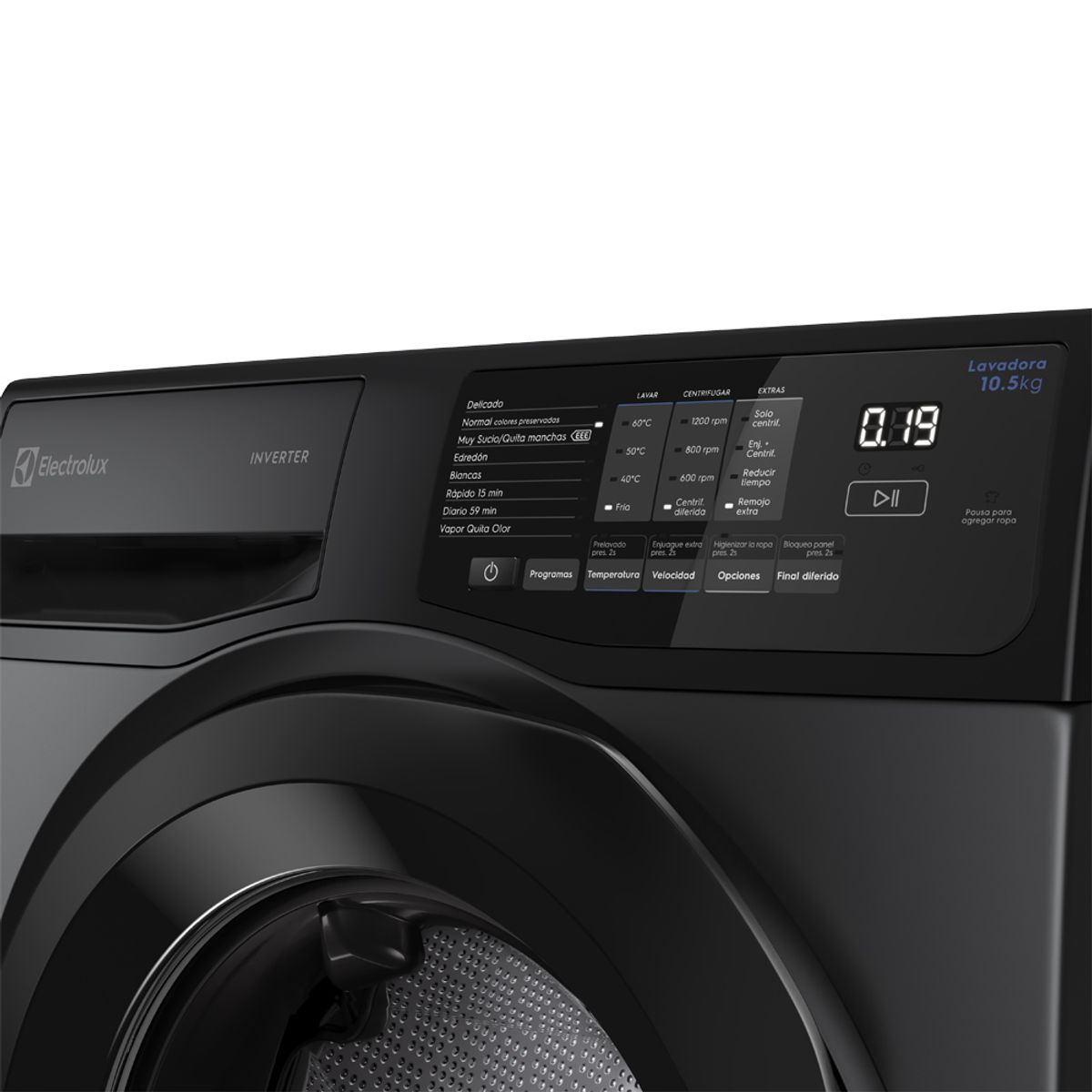 Washmachine_LFC11_Panel_Electrolux_Spanish