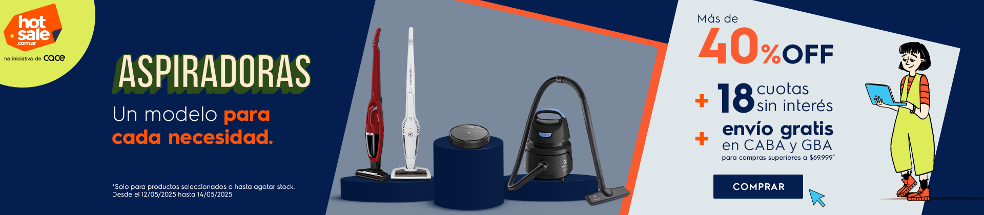 HOT SALE ASPIRADORAS ELECTROLUX