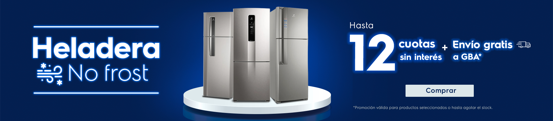 Heladera no frost Electrolux -  hasta 12 cuotas sin interés*