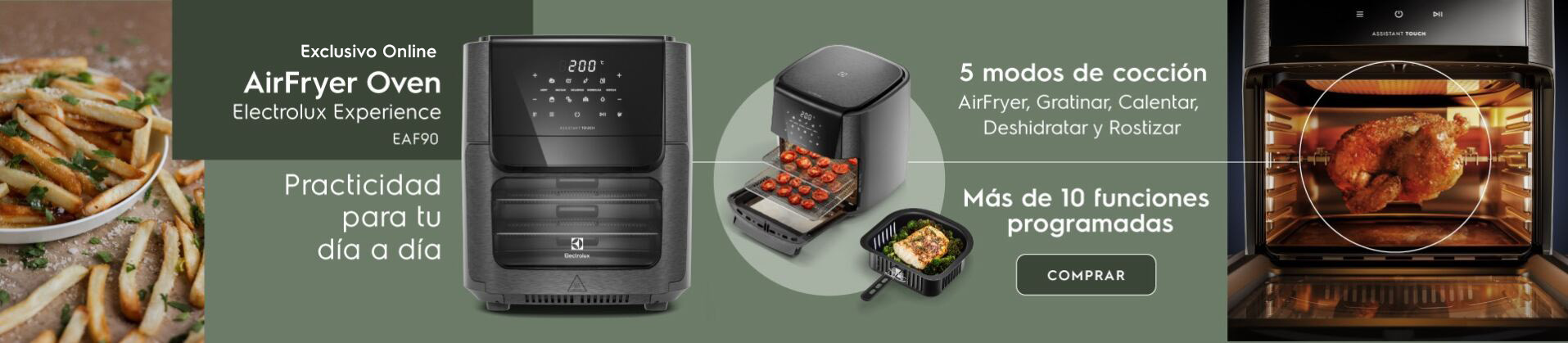 Lanzamiento Airfryer Electrolux más practicidad para tu día a día 