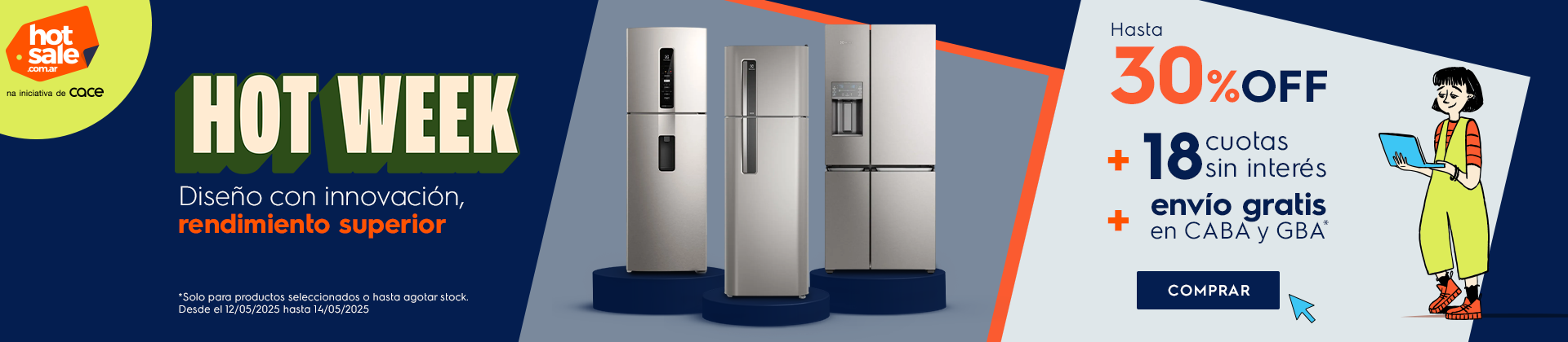 HOT SALE HELADERAS ELECTROLUX