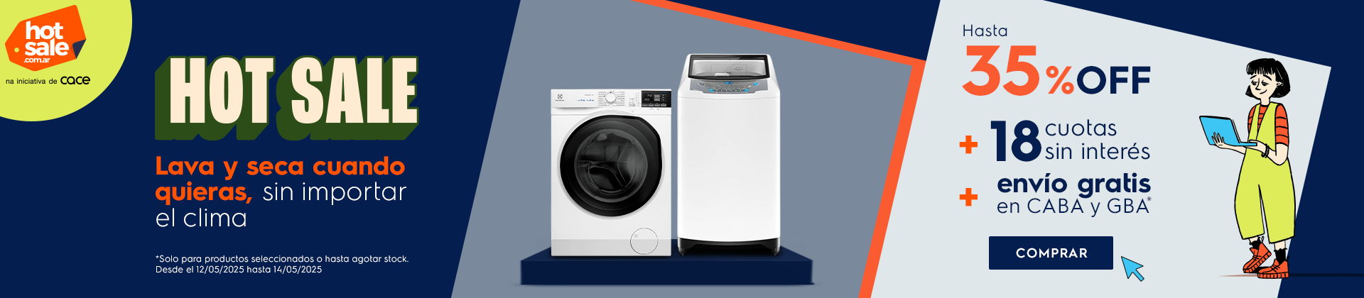 LAVADO HOT SALE ELECTROLUX