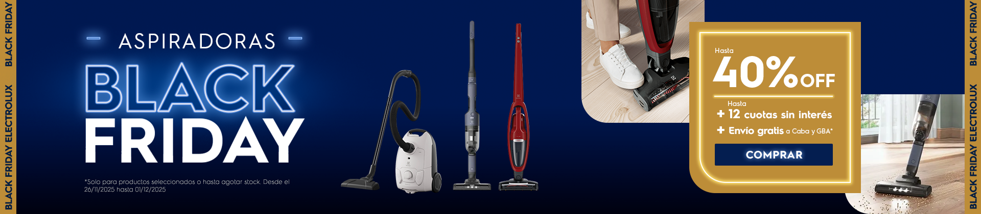 Aspiradoras Electrolux Black Friday
