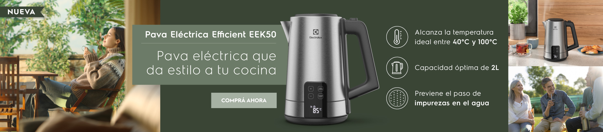 Lanzamiento EEK50 Electrolux